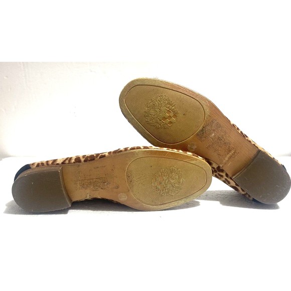 Vince Camuto Leopard Print Cow Hair Womens Flats Size 7.5 - Picture 6 of 11